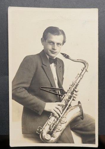 Foto portrait musiker - foto, saxophon