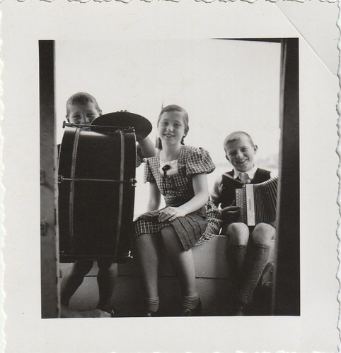 Vintage foto kinder mit - vintage,
