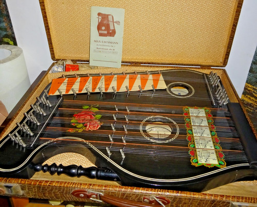 Uralt violin zither max - violin,