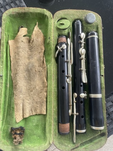 Antike holz klarinette - holz-klarinette, ca