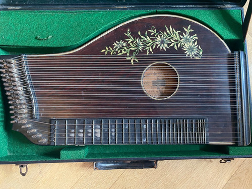 Zither mit zubehör koffer - mit, (koffer