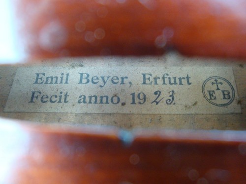 Geige lab beyer erfurt - geige, "e.