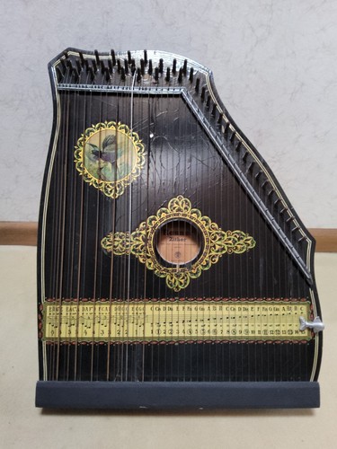 Alte antike zither - alte,