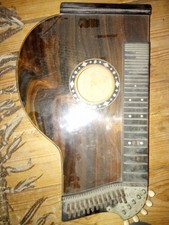 Zither Antik Instrument Musik