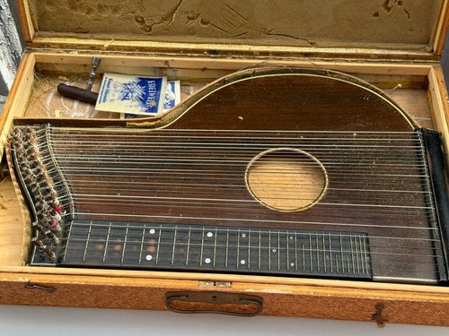Konzert zither vintage holz - konzert,
