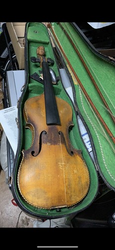 Alte geige violine mit - /,