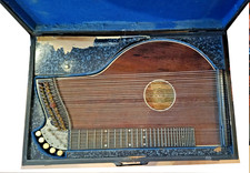 Antike Konzertzither um 1900